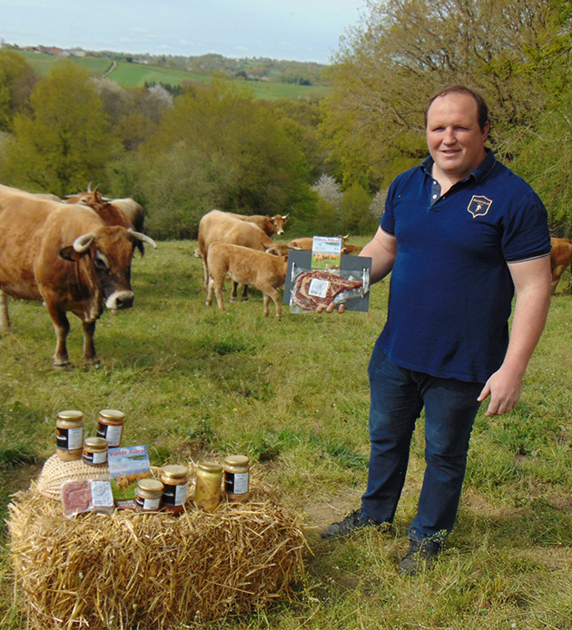 Damien BOSC - Viande Aubrac en Ségala